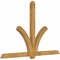 Ekena Millwork Redmond Rough Sawn Timber Gable Bracket, Western Red Cedar, 84"W x 56"H x 4"D x 4"F, 16/12 Pitch GBW084X56X0404RED00RWR - alternate 4